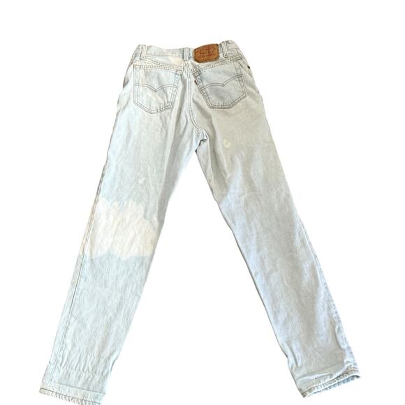 Levi’s VTG 80s Mom Button Fly Jeans Light Wash Tapered USA Women Size XS… - Picture 2 of 15